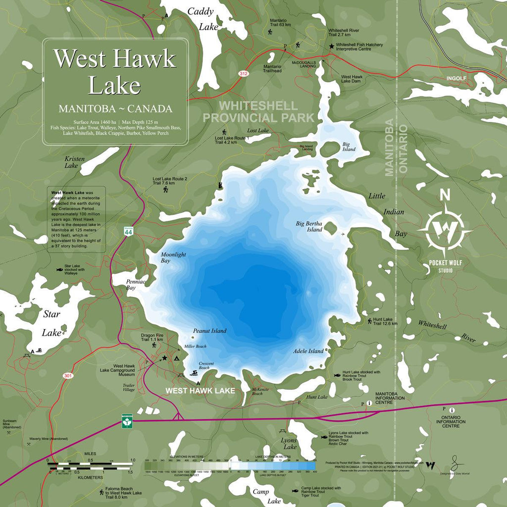 West Hawk Lake - Pocket Wolf Studio